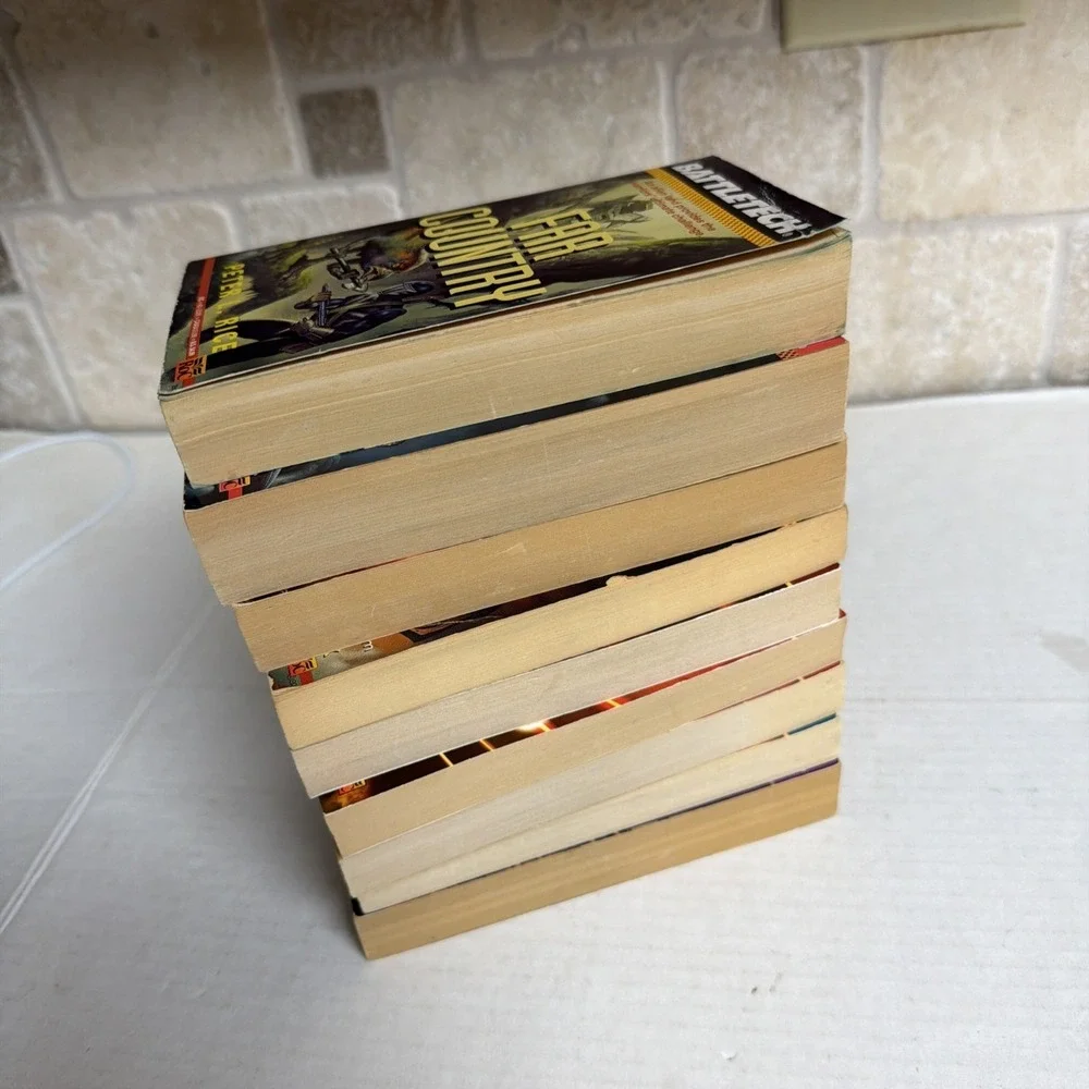 BATTLETECH Series Lot of 9‎ Set of Vintage Paperback PB Books 1st Printings